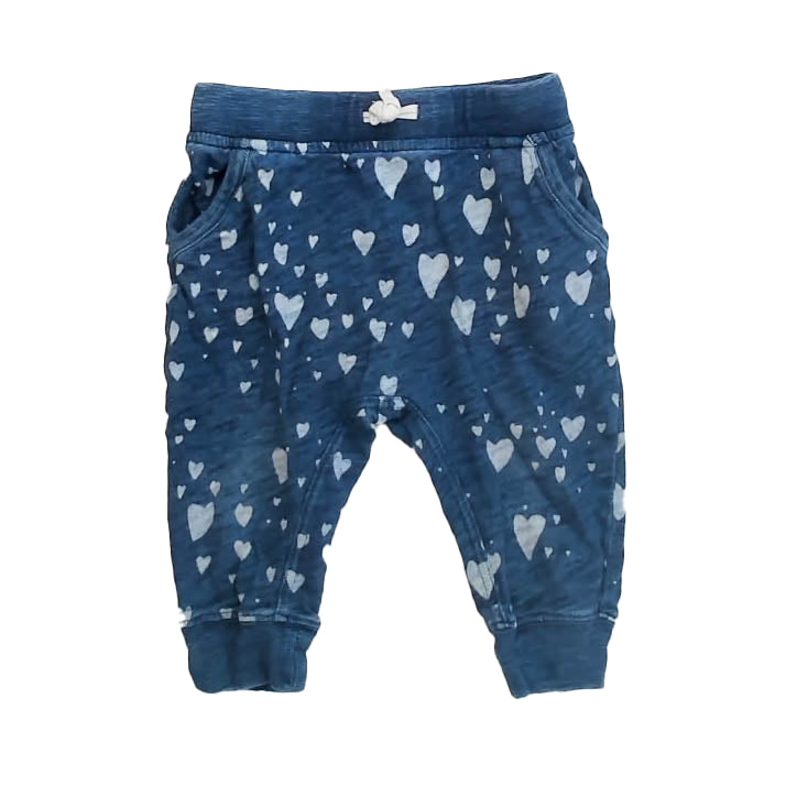 Crewcuts Girls Blue Hearts Casual Pants Size: 2T Blue Hearts
