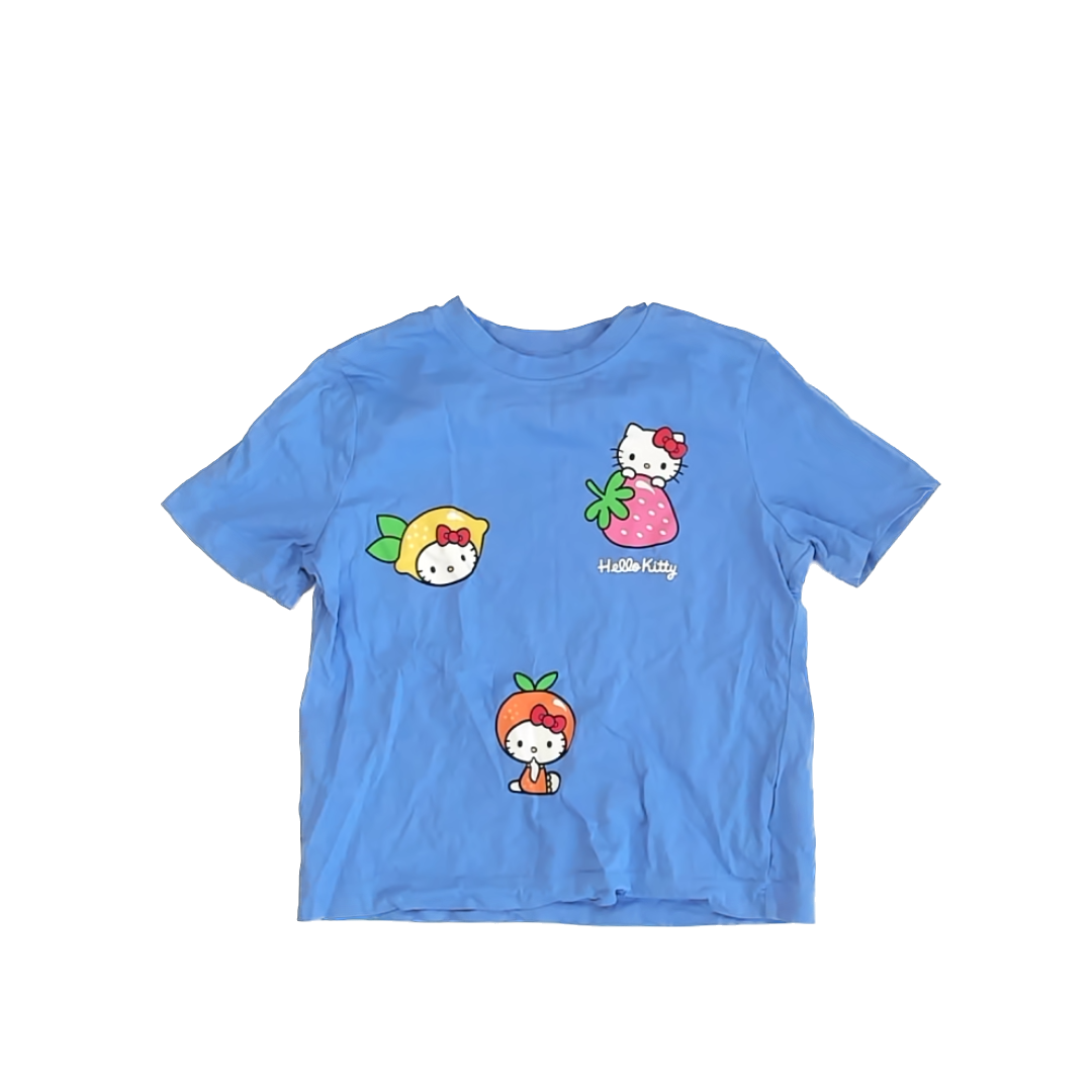 H&M Girls Blue | Hello Kitty T-Shirt Size: 6 Years Blue | Hello Kitty