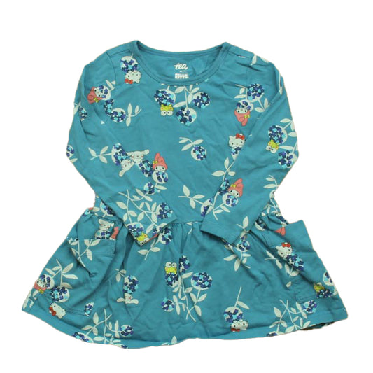 Tea Girls Blue Hello Kitty Dress Size: 18-24 Months