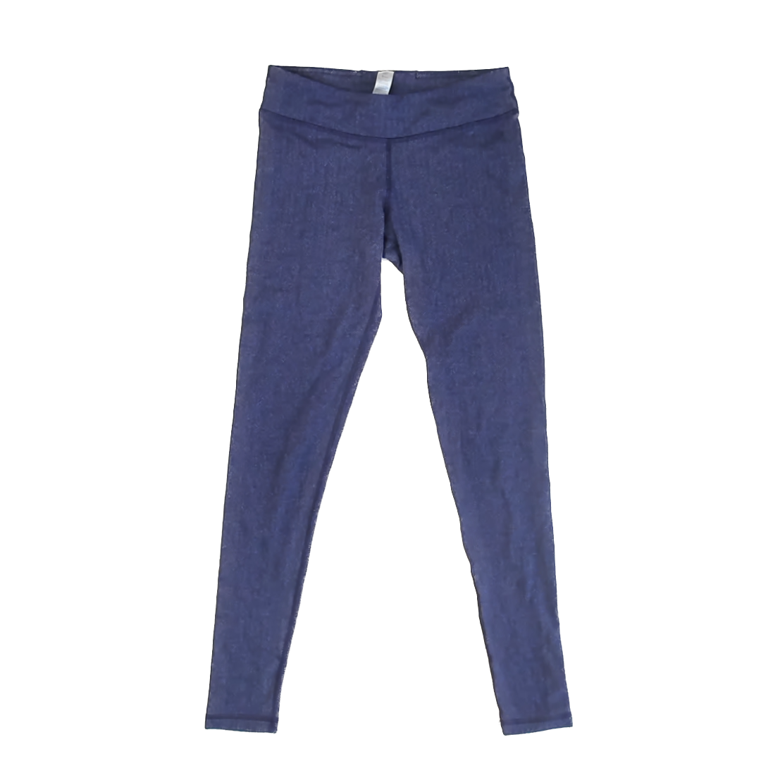 Ivivva Girls Blue herringbone Athletic Pants Size: 14 Years Blue herringbone
