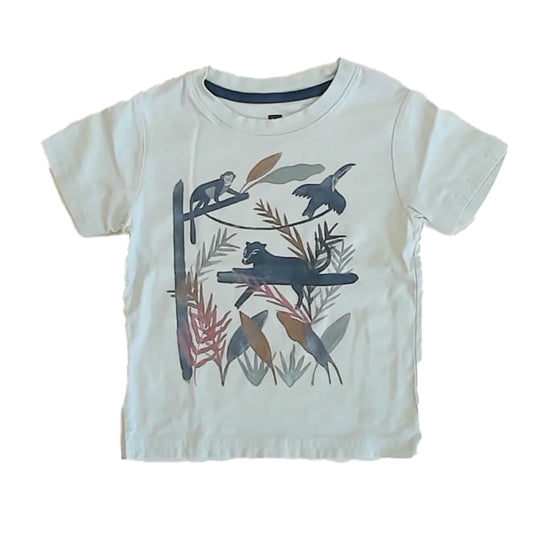 Tea Collection Boys Blue Jungle T-Shirt Size: 3T Blue Jungle
