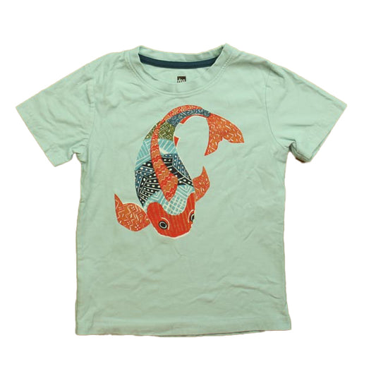 Tea Boys Blue | Koi Fish T-Shirt Size: 4T