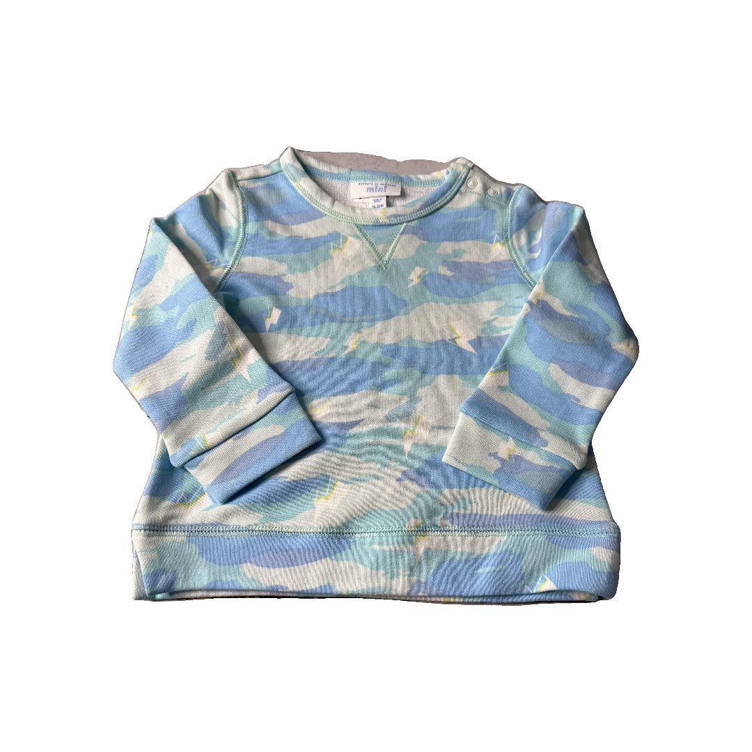 Rockets of Awesome Unisex Blue | Light Blue | White Sweater Size: 18-24 months Blue | Light Blue | White