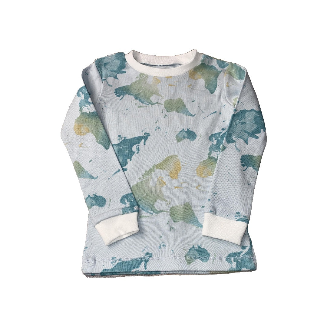 Burt's Bees Boys Blue | Light Blue Pajamas Size: 2T Blue | Light Blue