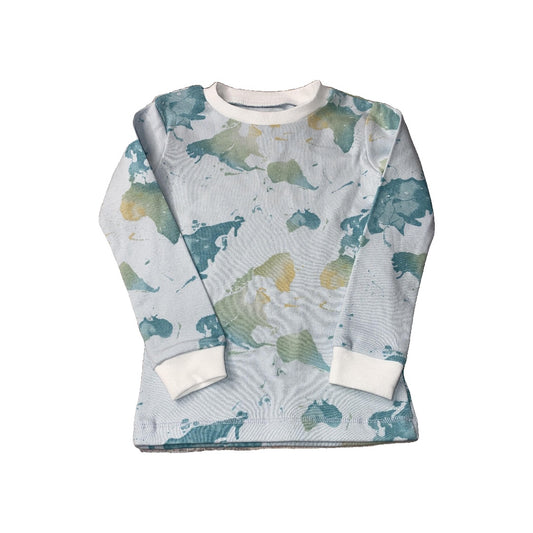 Burt's Bees Boys Blue | Light Blue Pajamas Size: 2T Blue | Light Blue