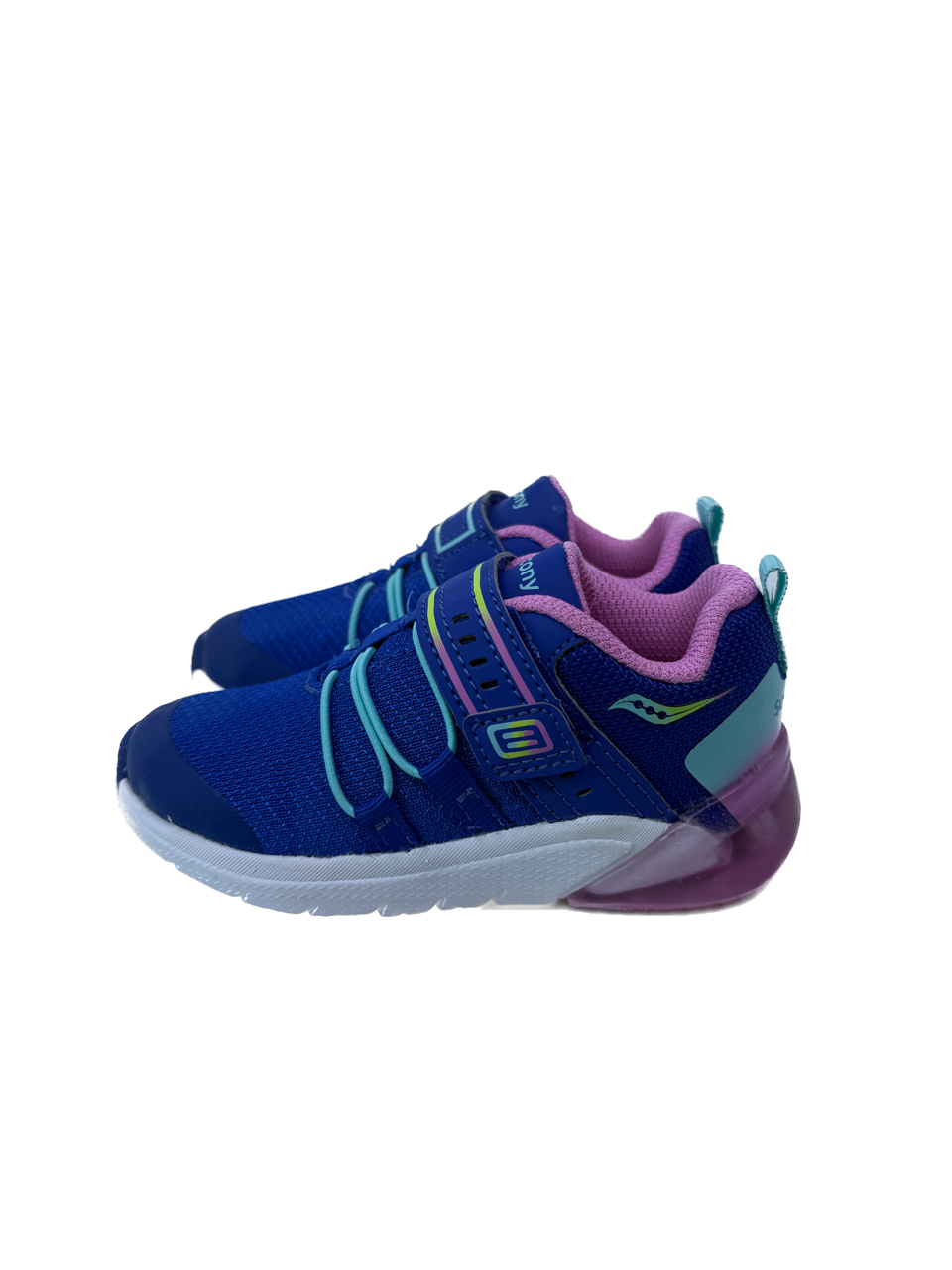 Saucony Girls Blue Light Up Sneakers Size: Little Kid 6.5 Blue Light Up