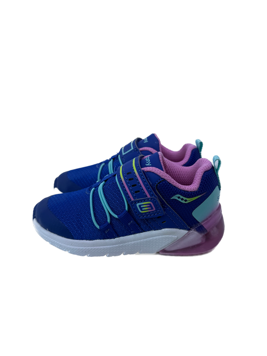 Saucony Girls Blue Light Up Sneakers Size: Little Kid 6.5 Blue Light Up