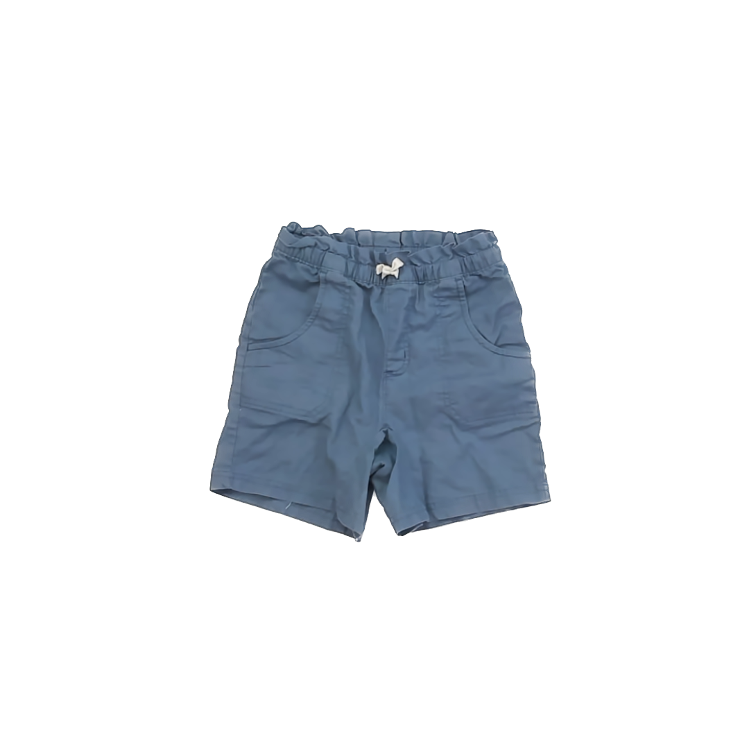 Tea Collection Boys Blue Linen Shorts Size: 7 Years Blue Linen