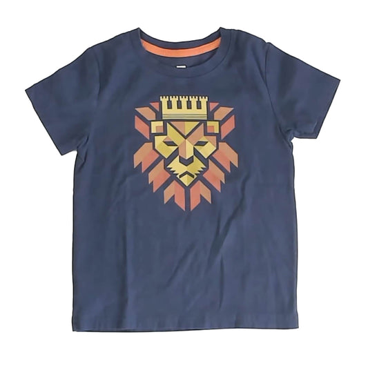 Tea Collection Boys Blue Lion T-Shirt Size: 4T Blue Lion