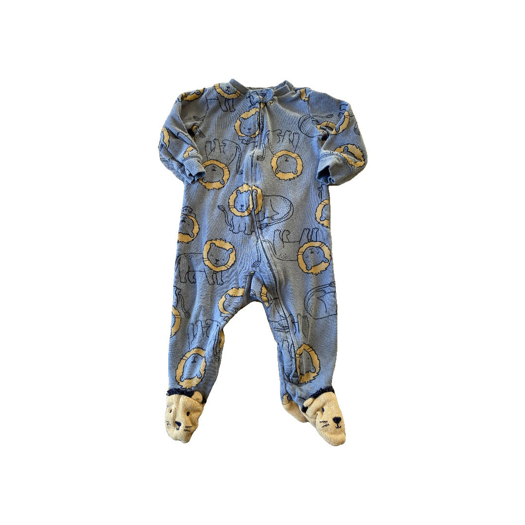 Carters Boys Blue | lions Pajamas Size: 9 months Blue | lions