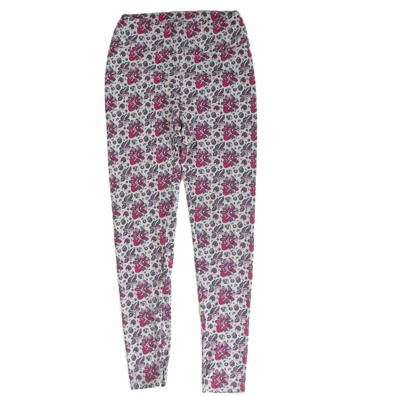 Lula roe Girls Blue| Magenta Leggings Size: One Size Blue| Magenta