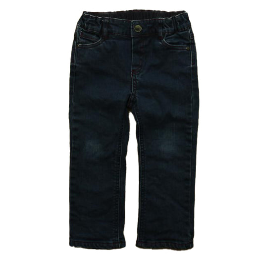 Jacadi Boys Blue | Maroon Jeans Size: 24 Months