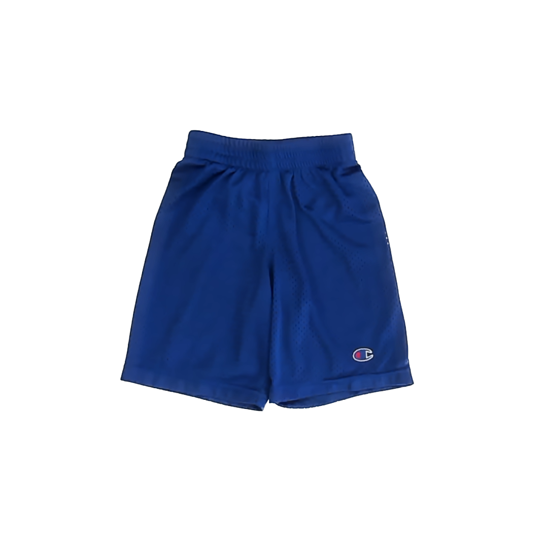 Champion Boys Blue Mesh Athletic Shorts Size: 4T Blue Mesh