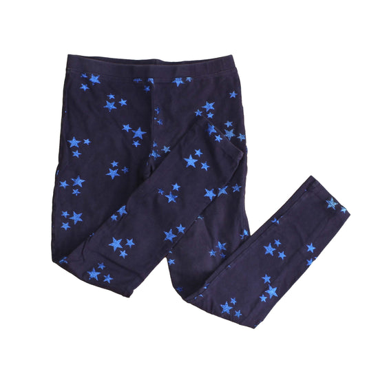 Rockets Of Awesome Girls Blue | Metallic | Stars Leggings Size: 10-12 Years