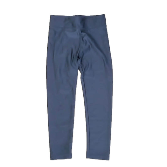 Tea Collection Girls Blue Metallic Leggings Size: 5T Blue Metallic
