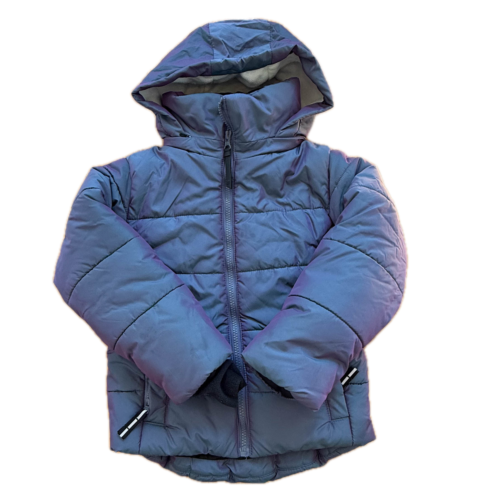 All In Motion Girls Blue Metallic Jacket Size: 4-5T Blue Metallic