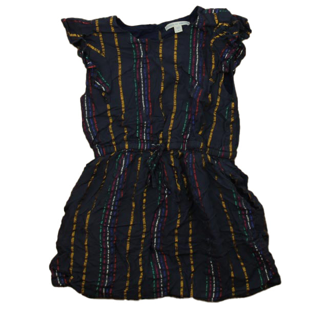 Rockets Of Awesome Girls Blue | Multi Color Stripes Dress Size: 6 Years