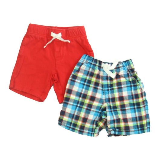 Gymboree Boys Blue | Multi | Red Shorts Size: 18-24 Months Blue | Multi | Red