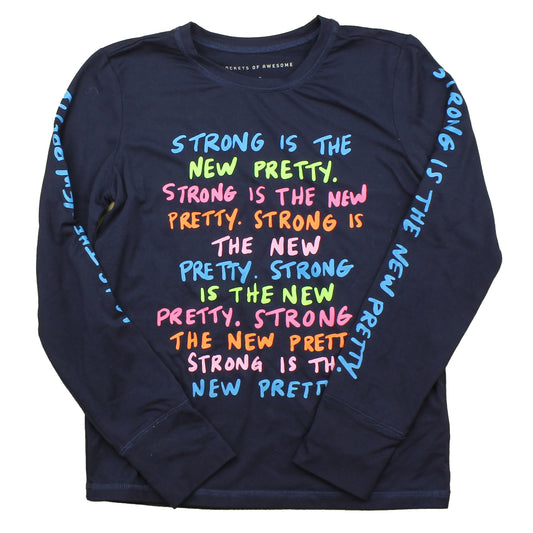 Rockets Of Awesome Girls Blue | Multi Long Sleeve Shirt Size: 10 Years