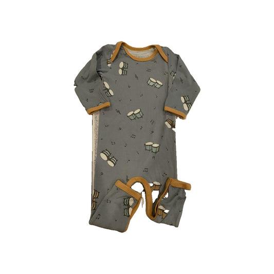Bestaroo Boys Blue | Music Long Sleeve Outfit Size: 6-12 months Blue | Music