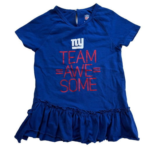 NFL Girls Blue NY Giants Dress Size: 4T Blue NY Giants