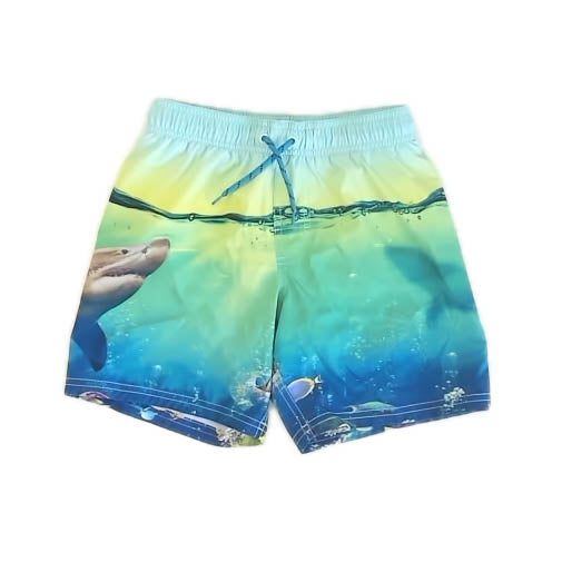 Wonder Nation Boys Blue Ocean Trunks Size: 8 Years Blue Ocean