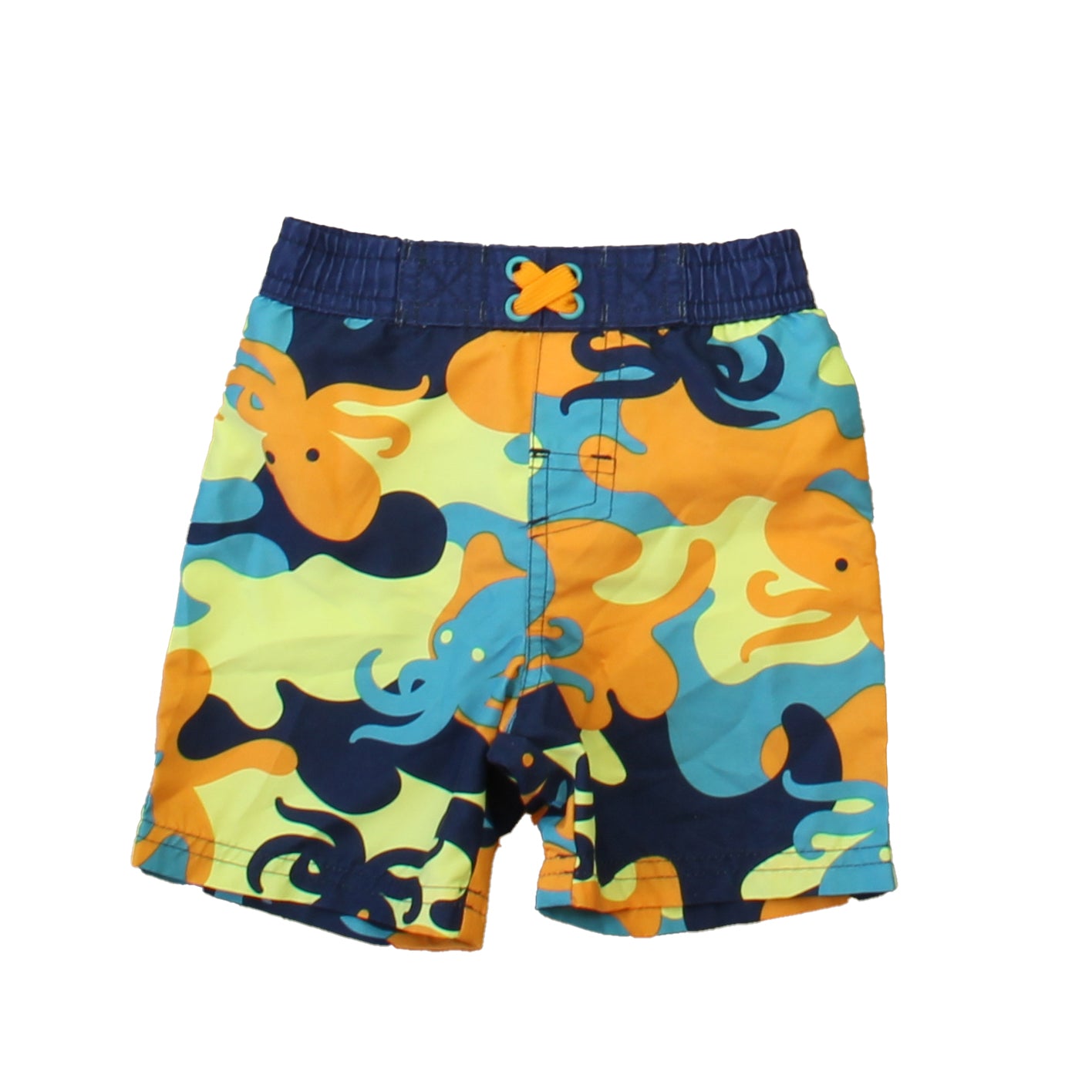 Freestyle Boys Blue | Orange Octopus Trunks Size: 12 Months Blue | Orange Octopus