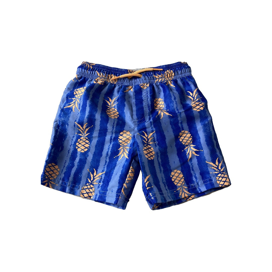 Carters Boys Blue | orange | Pineapples Trunks Size: 3T Blue | orange | Pineapples
