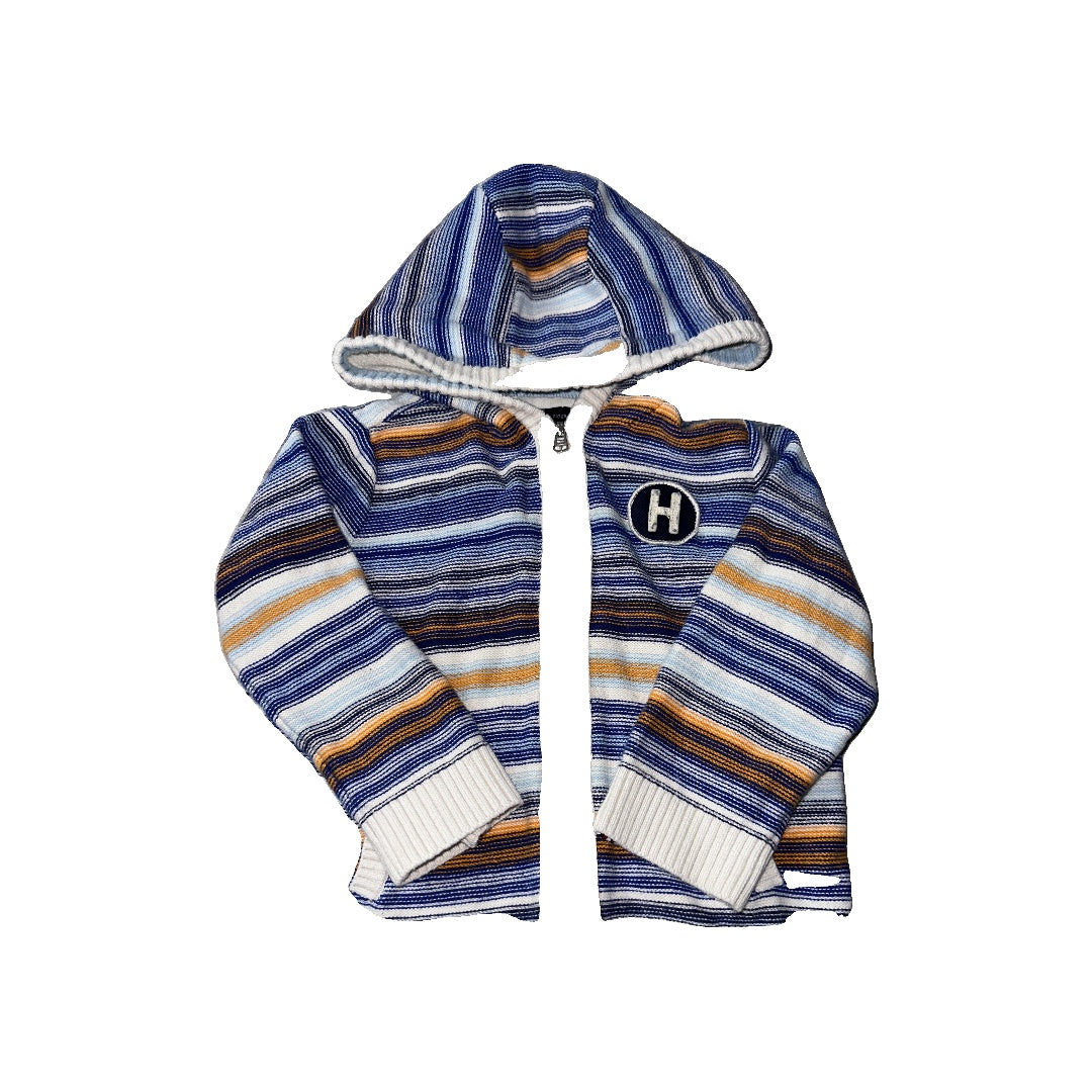 Tommy Hilfiger Boys Blue | orange | Striped Sweater Size: 2T Blue | orange | Striped