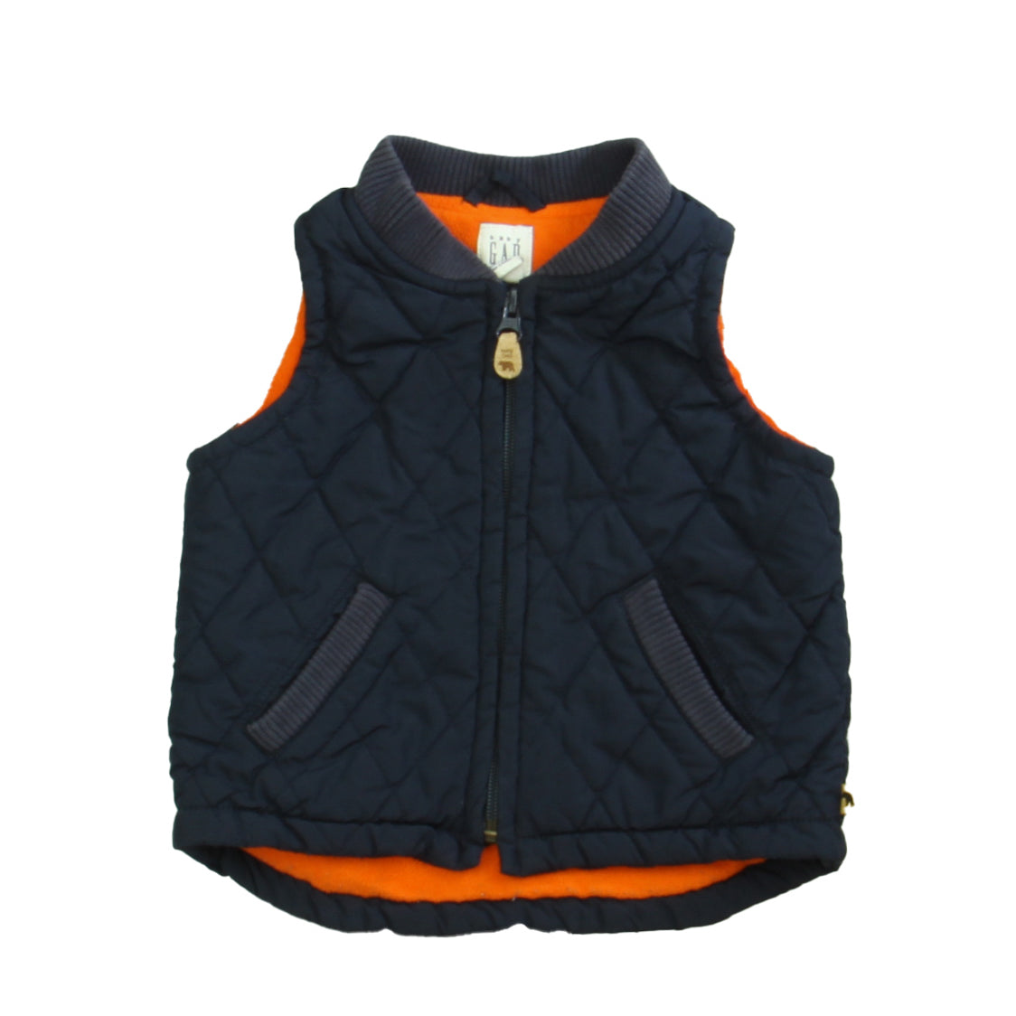 Gap Boys Blue | Orange Vest Size: 12-18 Months Blue | Orange