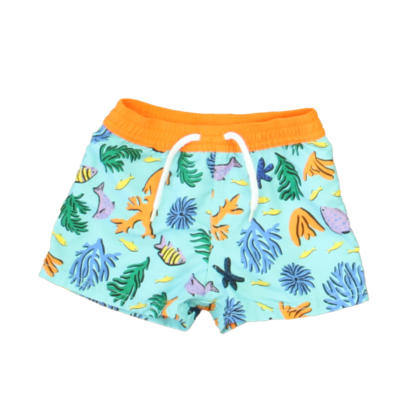 Floatimini Boys Blue | Orange Trunks Size: 24 Months Blue | Orange