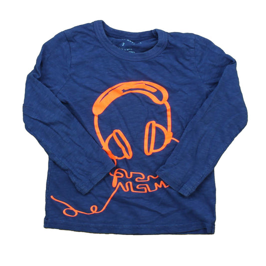 Rockets Of Awesome Boys Blue | Orange Long Sleeve T-Shirt Size: 3T