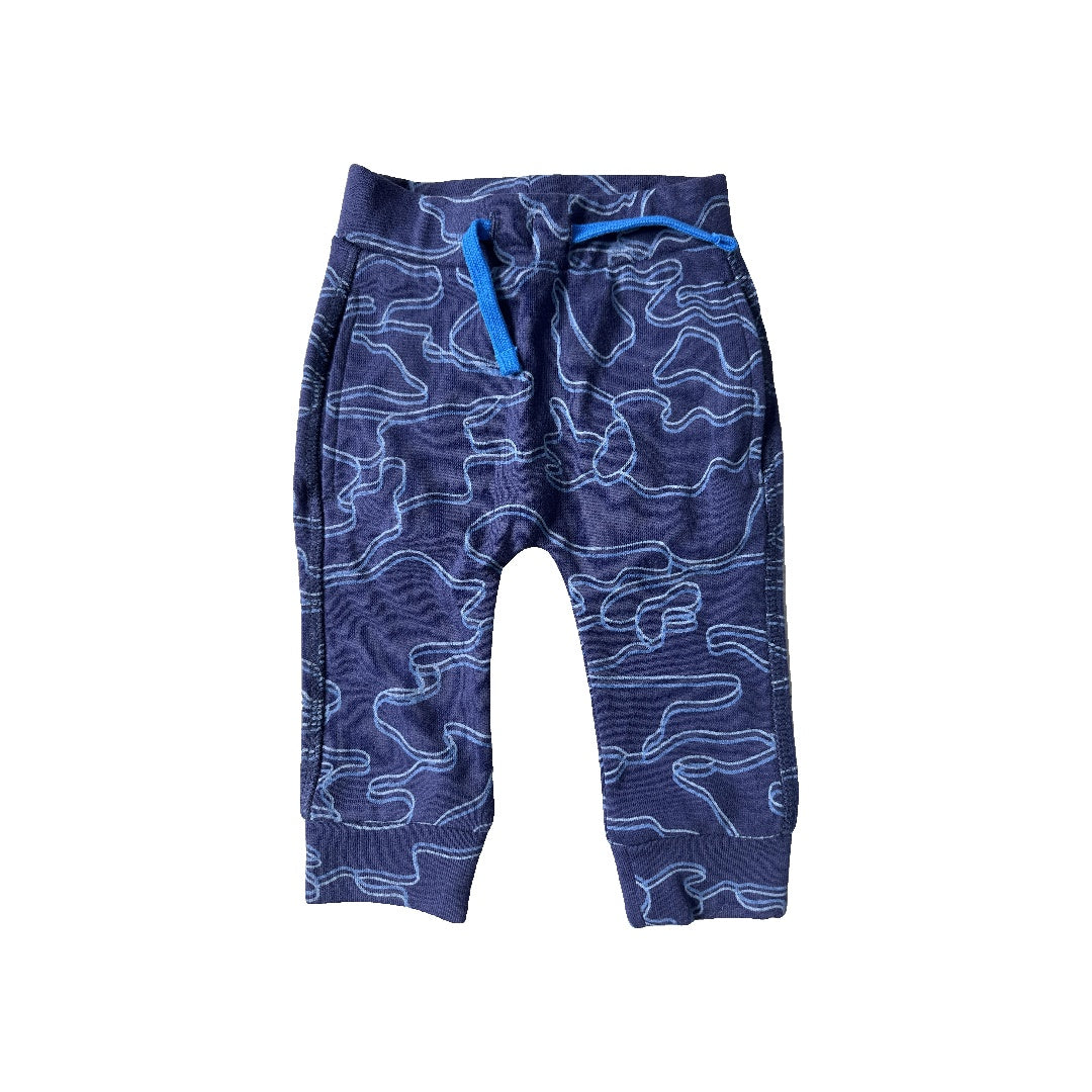 Rockets of Awesome Boys Blue | Pattern Pants Size: 0-3 months Blue | Pattern