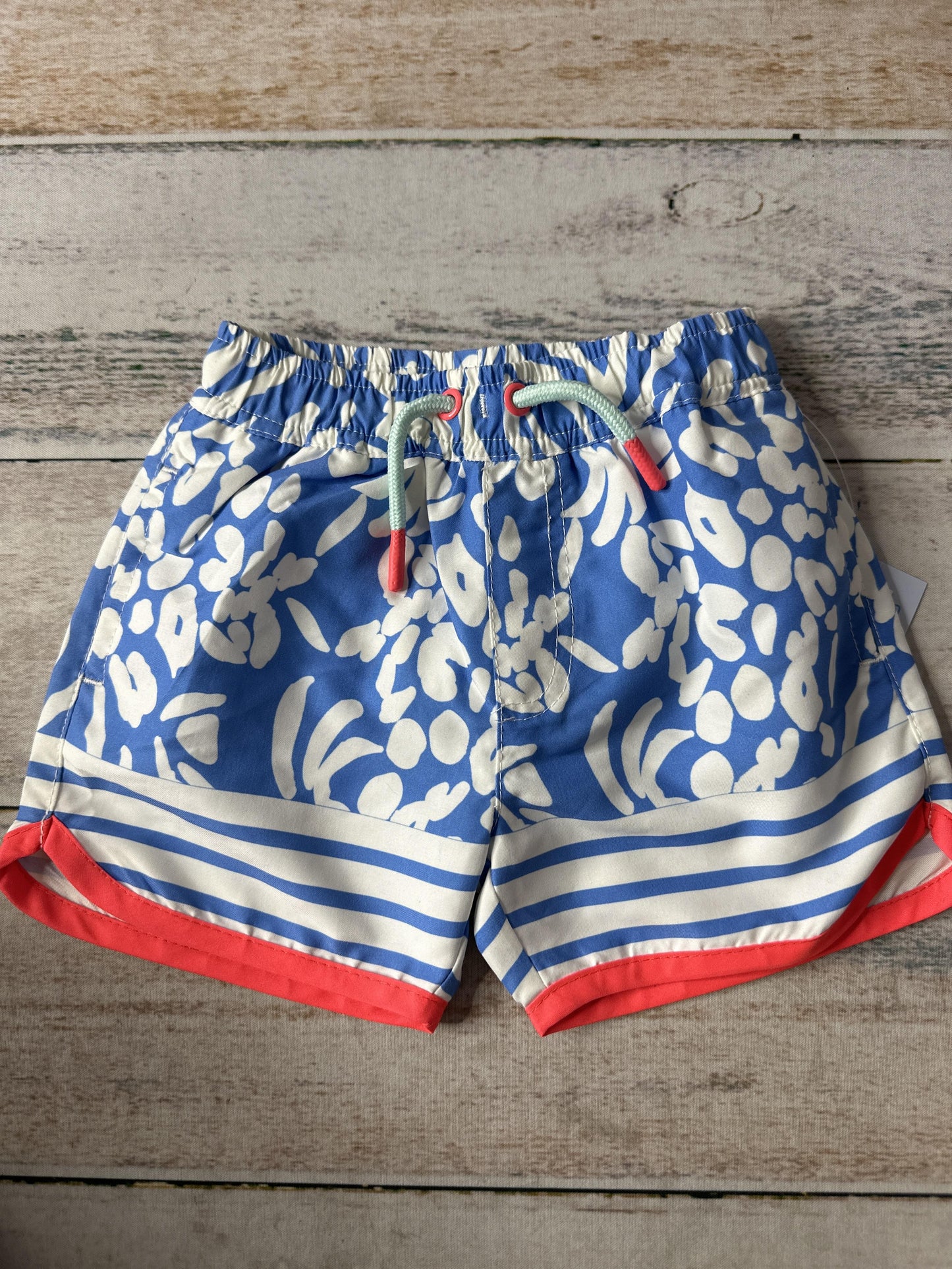 Rockets of Awesome Boys Blue | Pattern Trunks Size: 3-6 months Blue | Pattern