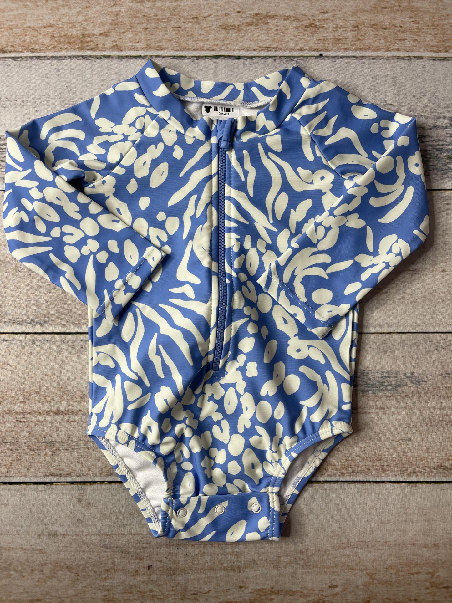 Rockets of Awesome Girls Blue | Pattern Swimwear Size: 6-12 months Blue | Pattern