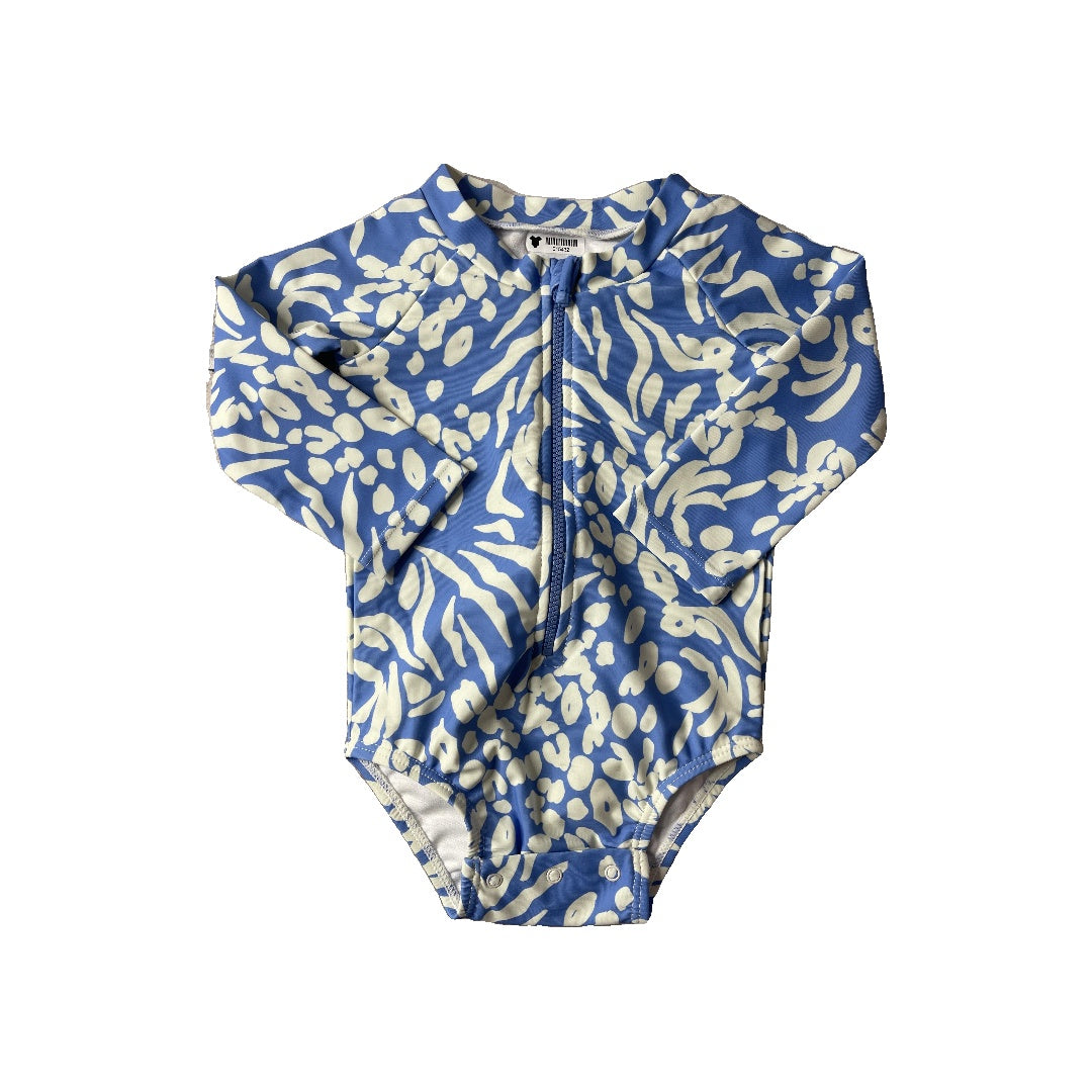 Rockets of Awesome Girls Blue | Pattern Swimwear Size: 6-12 months Blue | Pattern