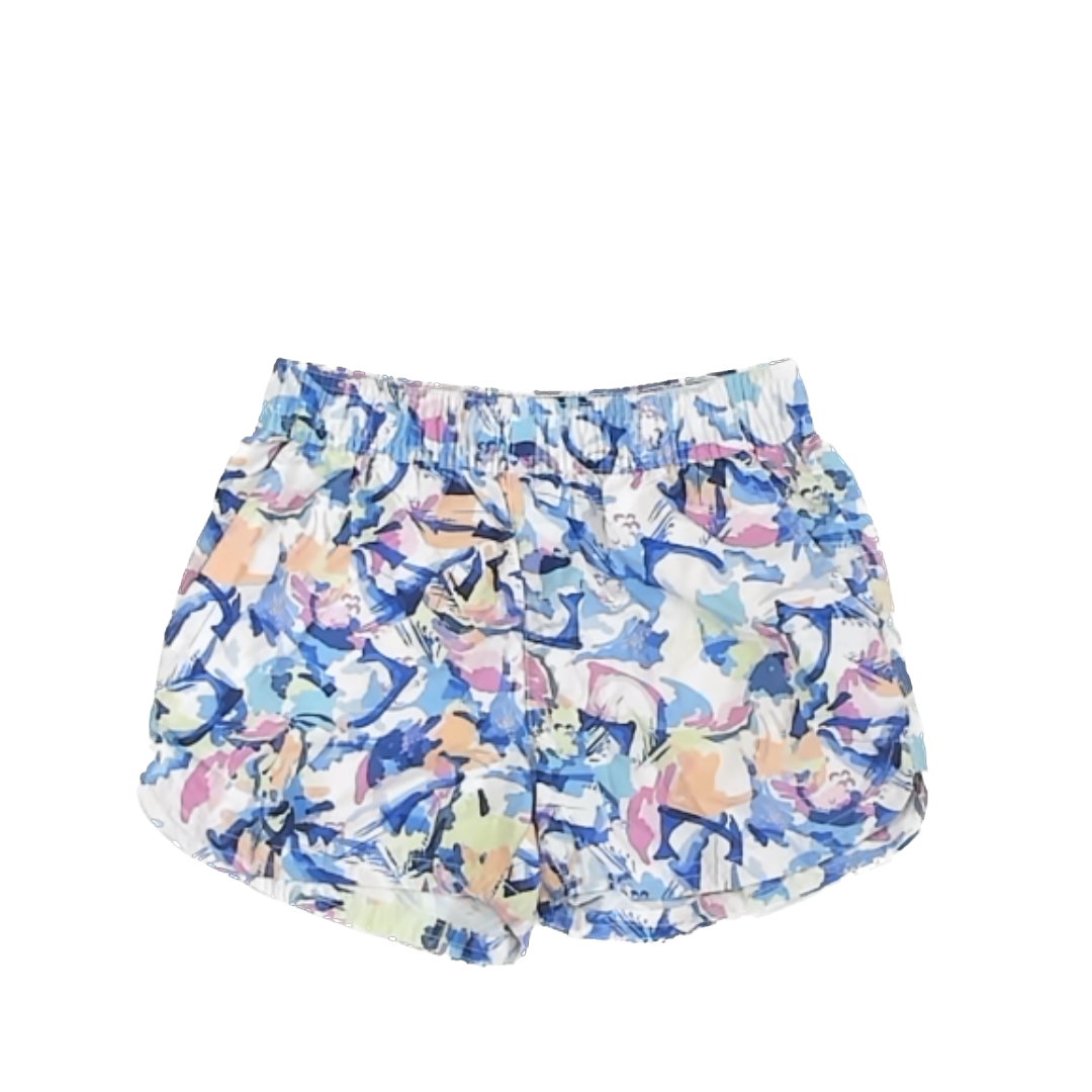 Columbia Girls Blue Patterned Shorts Size: 7-8 Years Blue Patterned