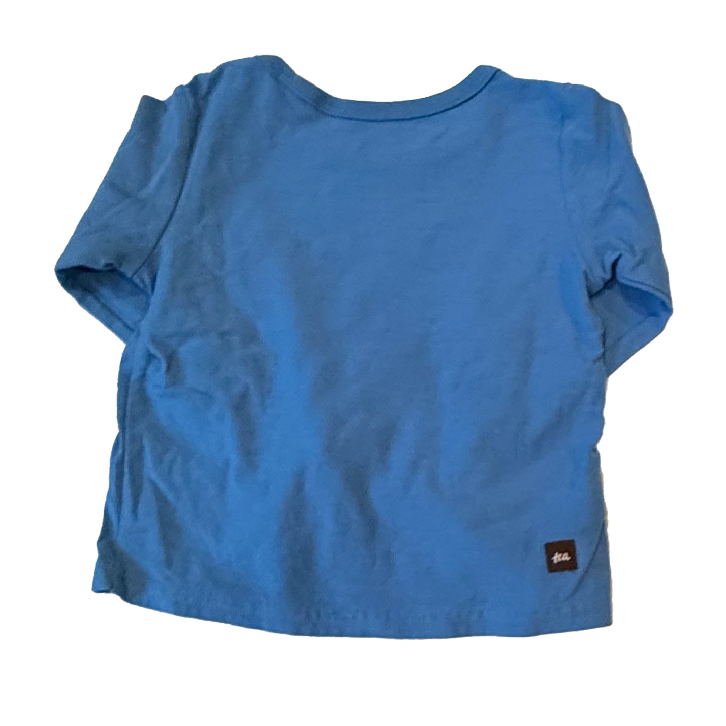 Tea Collection Boys Blue Penguin Long Sleeve T-Shirt Size: 9-12 Months Blue Penguin