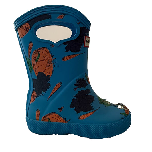 Hunter Boys Blue Peter Rabbit Rain Boots Size: 4 Infant Blue Peter Rabbit