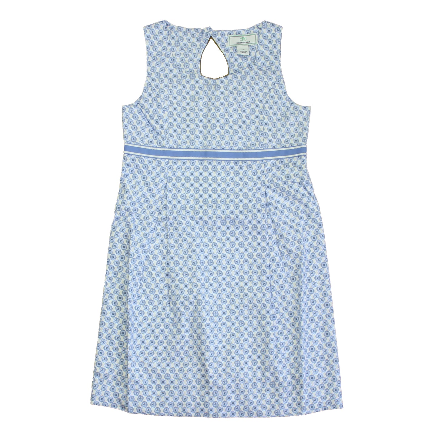 Classic Prep Girls Blue Picnic Dress Size: 6-14 Years