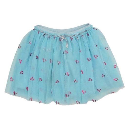Rockets Of Awesome Girls Blue | Pink Cherries Skirt Size: 8 Years Blue | Pink Cherries