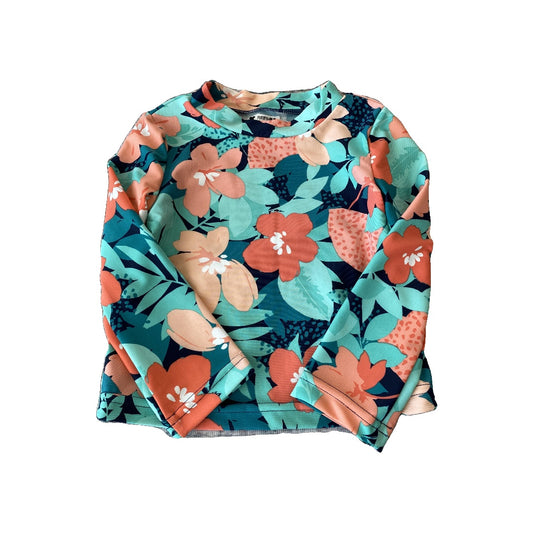 Carters Girls Blue | Pink floral Swimwear Size: 18 months Blue | Pink floral