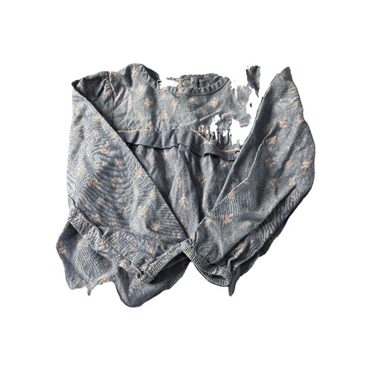 Carters Girls Blue | Pink floral Dress Size: 3T Blue | Pink floral