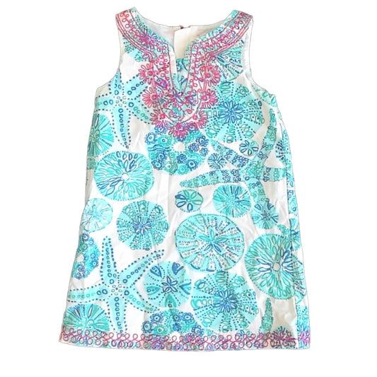 Lilly Pulitzer for Target Girls Blue | Pink Floral Dress Size: 4T Blue | Pink Floral