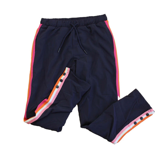 Rockets Of Awesome Girls Blue | Pink | Orange | Stripe Athletic Pants Size: 8 Years