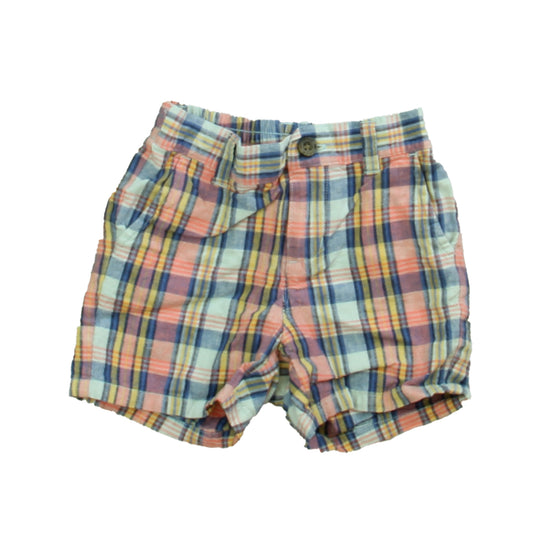 Janie and Jack Boys Blue | Pink Plaid Shorts Size: 12-18 Months Blue | Pink Plaid