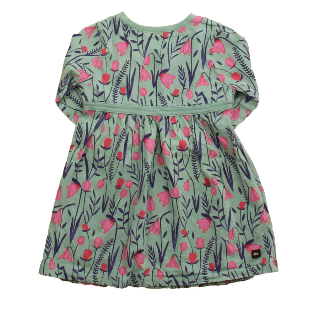 Tea Girls Blue | Pink | Purple Dress Size: 18-24 Months Blue | Pink | Purple