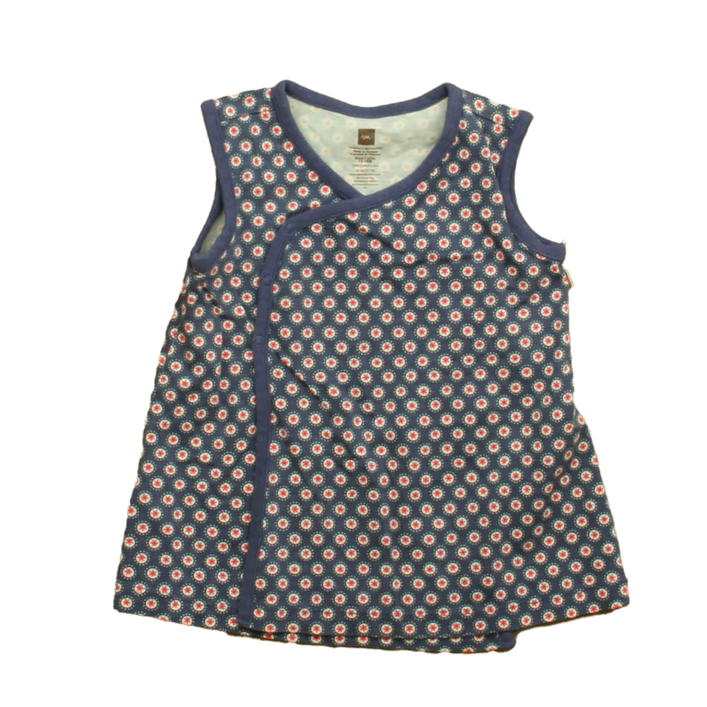Tea Girls Blue | Pink Stars Dress Size: 12-18 Months Blue | Pink Stars