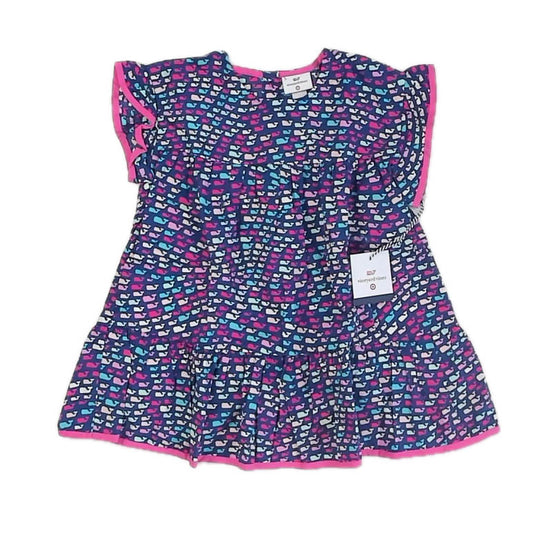 Vineyard Vines for Target Girls Blue | Pink Whales Dress Size: 2T Blue | Pink Whales
