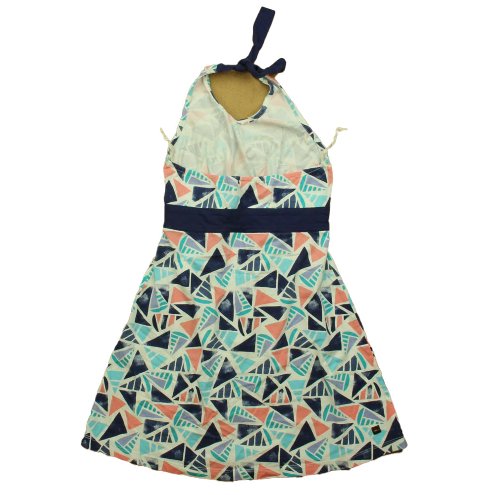 Tea Girls Blue | Pink | White Dress Size: 7 Years Blue | Pink | White